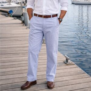 Polo Ralph Lauren Seersucker Suffield Pants Men’s 33x30 Nautical Dadcore Boating